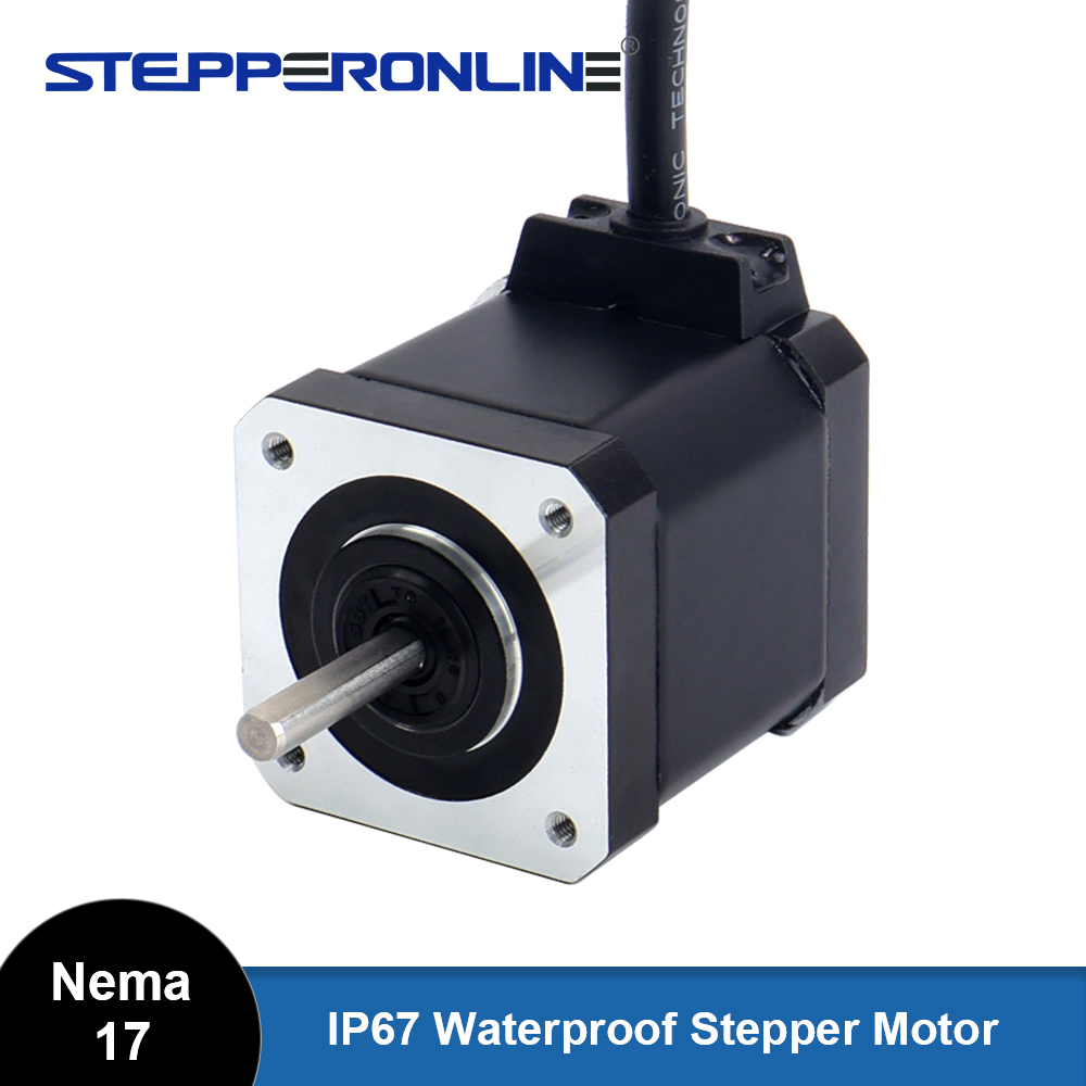 Closed Loop Stepper Motor Nema 17 - STEPPERONLINE Nema 17 IP67 Su Geçirmez